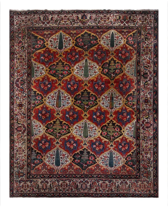 Cyrus Artisan Antique Persian Bakhtiari Rug