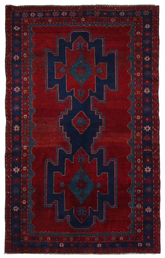 Cyrus Artisan Antique Russian Caucasian Rug
