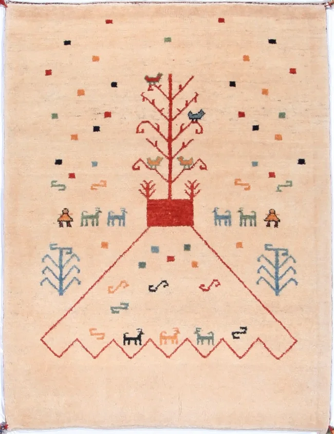 Cyrus Artisan Persian Gabbeh Rug