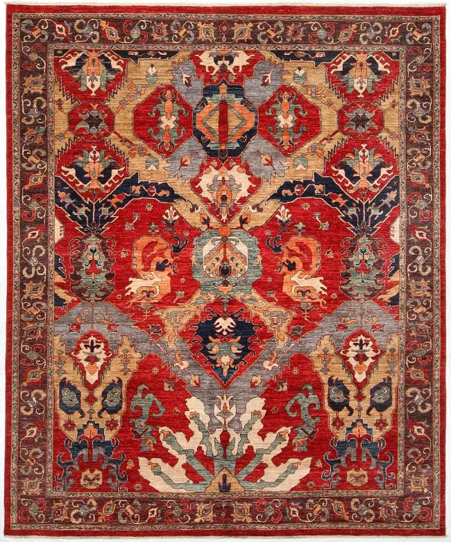 Cyrus Artisan Afghani Aryana Dragon Rug