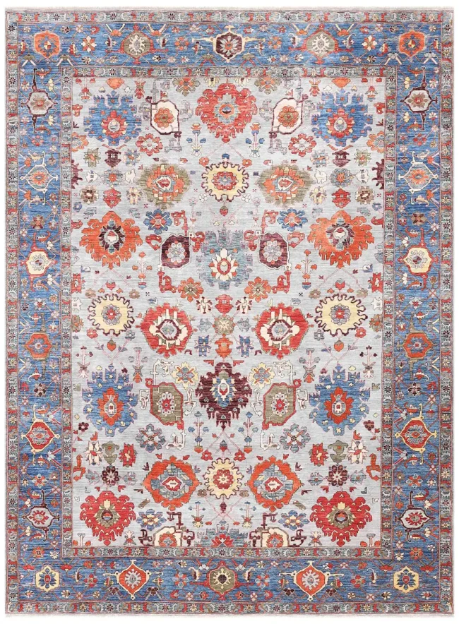 Cyrus Artisan Afghani Faryab Caucasian Rug