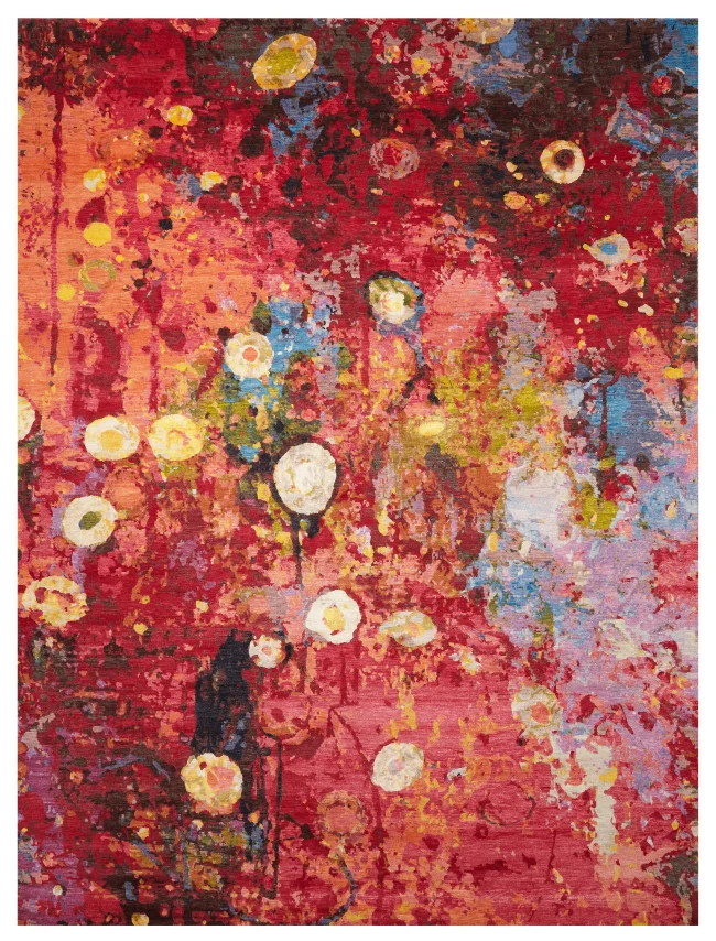 Wool & Silk Contemporary Allan's Fever Rugs