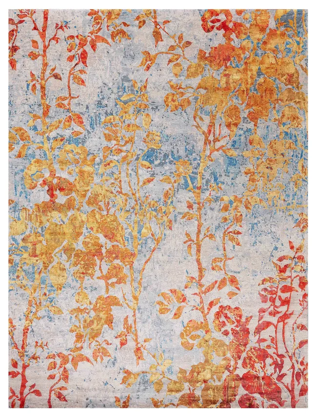 Wool & Silk Transitional Annapurna Rugs