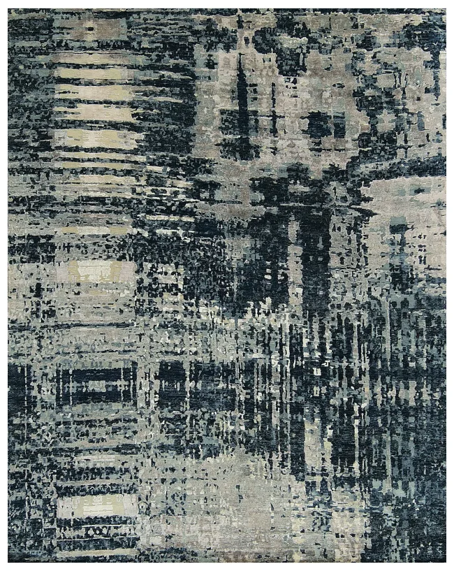 Cyrus Artisan Canvas Art W/Silk BCN-8 Rugs