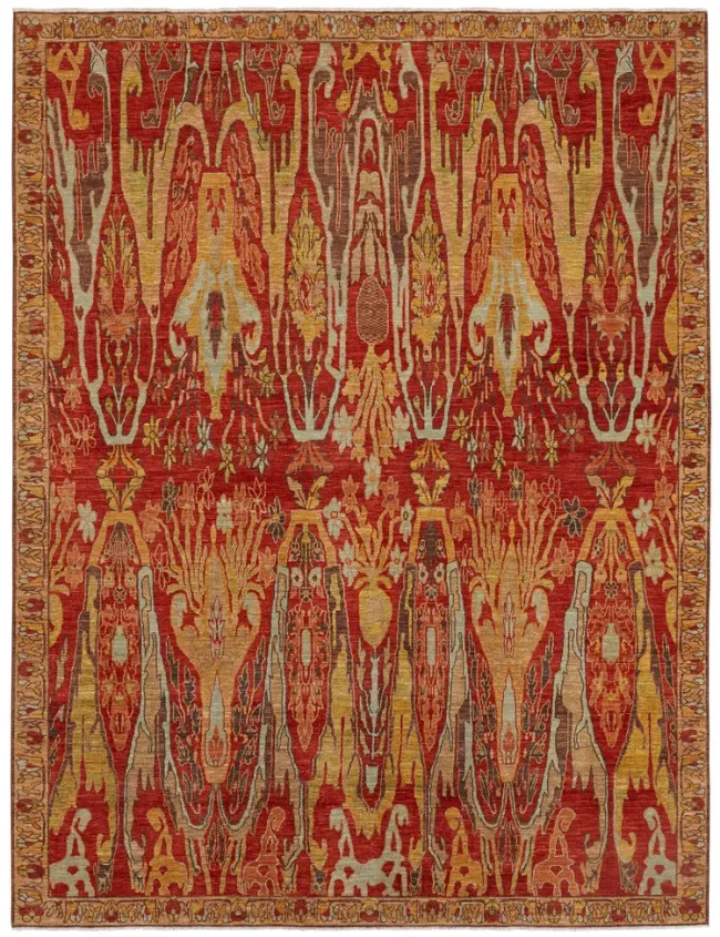Wool & Silk Afghan Bidjar Rugs