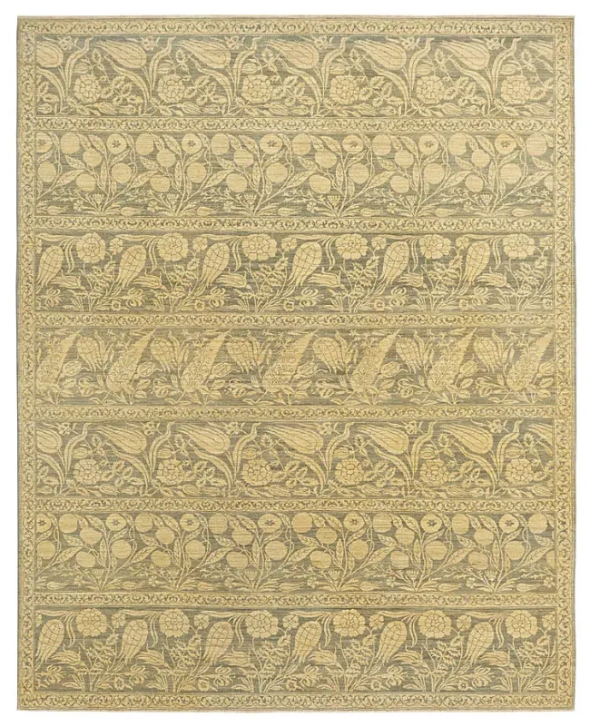 Wool & Silk Afghan Brocade Rugs