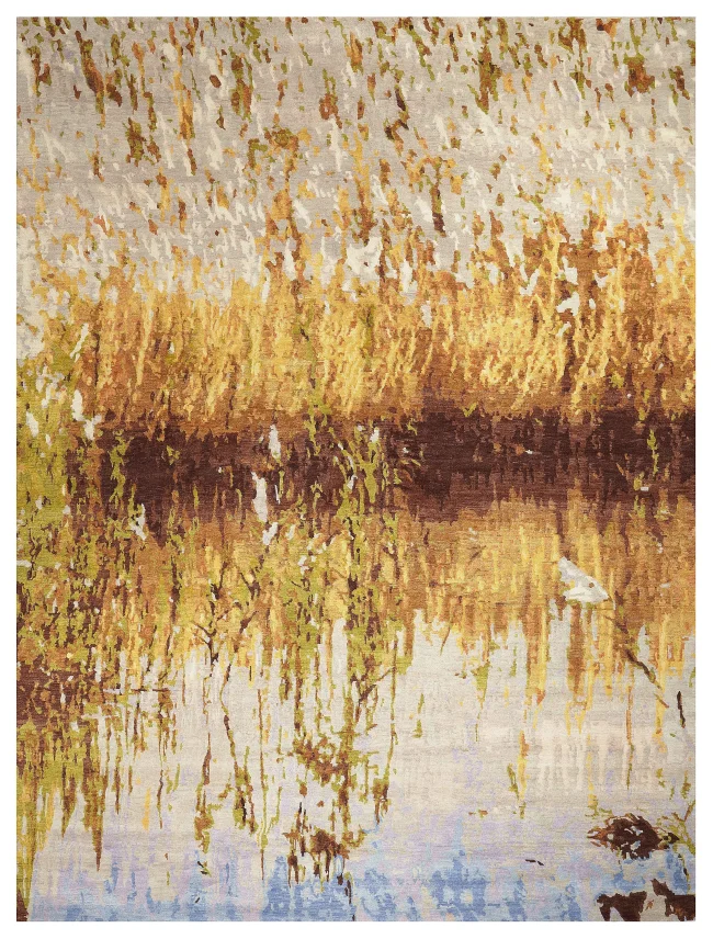 Wool & Silk Contemporary By the Lake Rugs