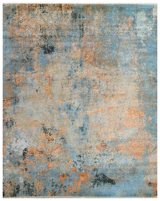 Cyrus Artisan Canvas Art W/Silk C2364 Rugs