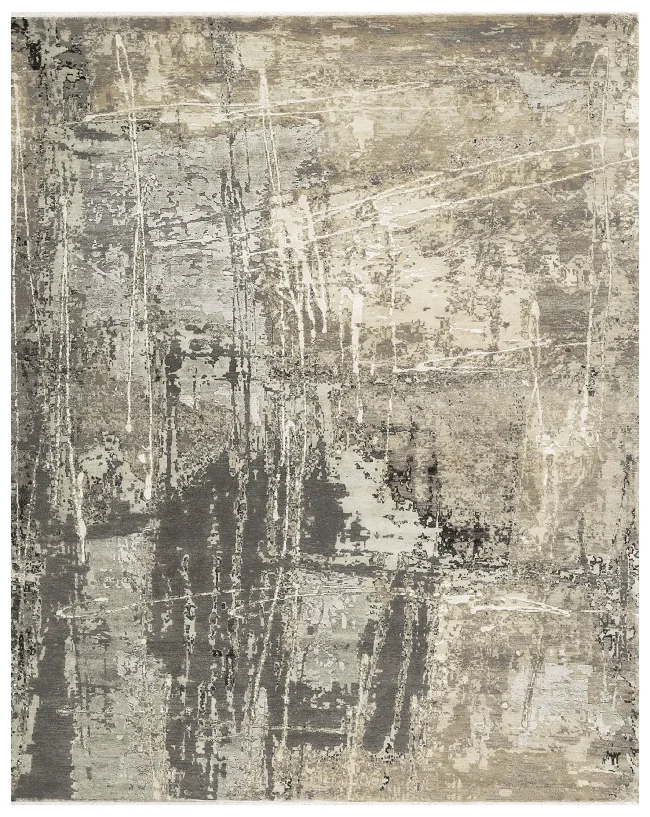 Cyrus Artisan Canvas Art W/Silk C7095 Rugs