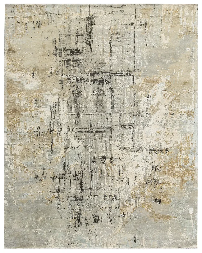 Cyrus Artisan Canvas Art W/Silk C7356 Rugs