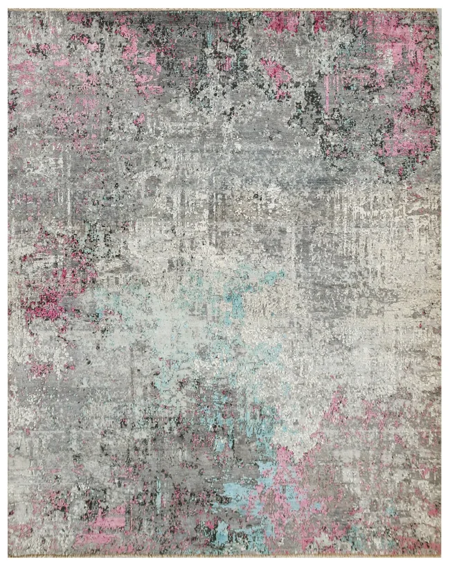 Cyrus Artisan Canvas Art W/Silk C8507 Rugs