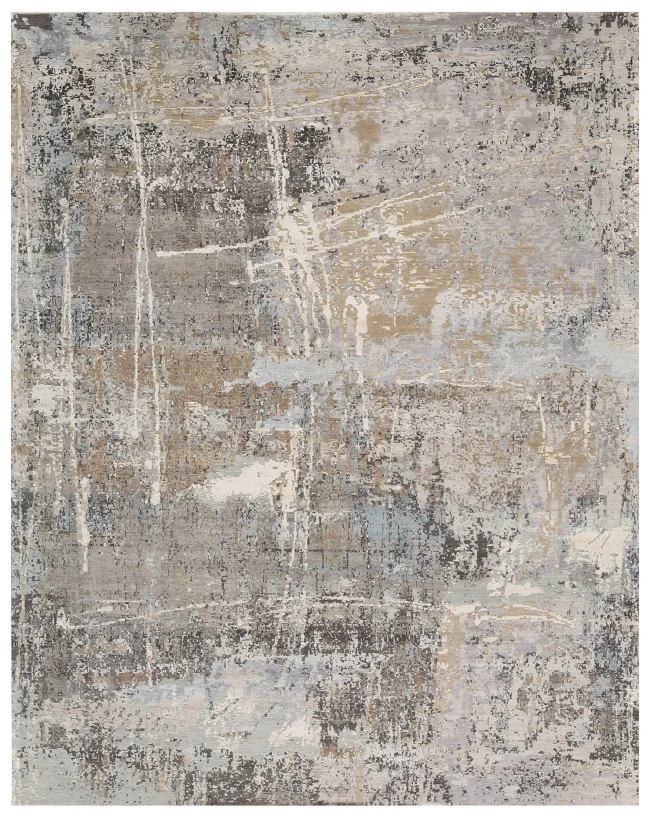 Cyrus Artisan Canvas Art W/Silk C9216 Rugs