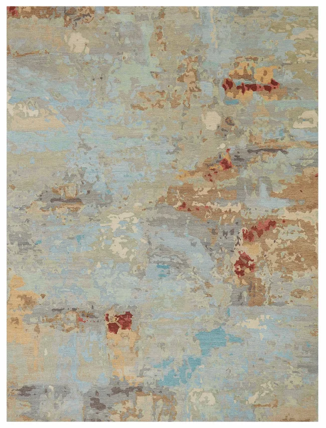 Wool & Silk Contemporary Central Park Rugs