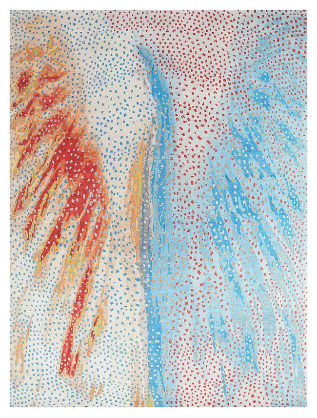 Wool & Silk Contemporary Circle of Life Rugs
