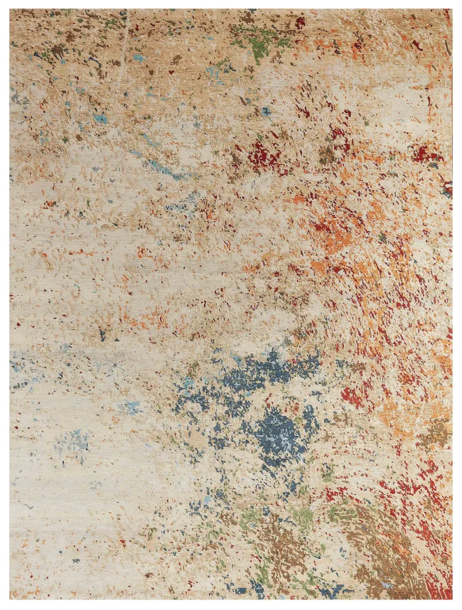 Wool & Silk Contemporary Cyclone Rugs