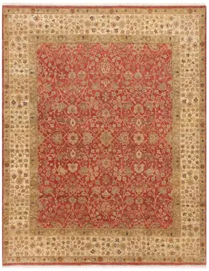 Aalia Hadji Jalili Tabriz Red - 8' x 10' 1''