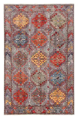 Afghan Aryana Bashir Multi - 6' x 8' 10''
