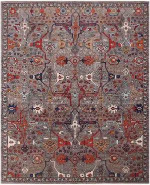 Afghan Aryana Bijar Mocha - 10' 1'' x 13' 11''