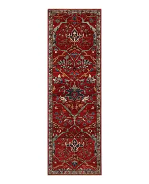 Afghan Aryana Bijar Red - 3' 2'' x 10' 2''