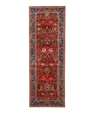 Afghan Aryana Bijar Blue - 4' 2'' x 11' 9''