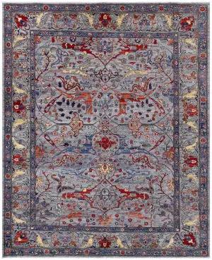 Afghan Aryana Bijar Grey - 7' 11'' x 9' 10''