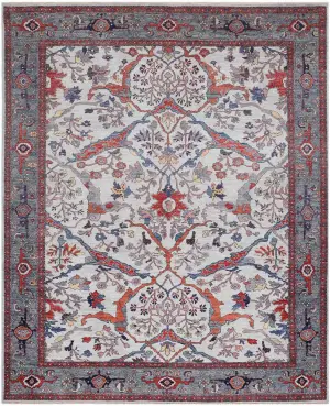 Afghan Aryana Bijar Grey - 8' 10'' x 11' 11''