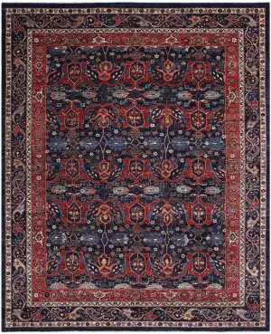 Afghan Aryana Bijar Navy - 9' 1'' x 11' 9''