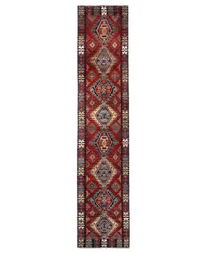 Afghan Aryana Caucasian Red - 3' 3'' x 15' 6''