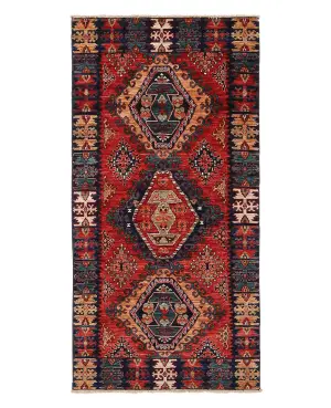 Afghan Aryana Caucasian Navy - 3' 4'' x 6' 3''