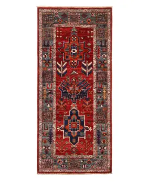 Afghan Aryana Caucasian Teal - 2' 9'' x 6' 1''