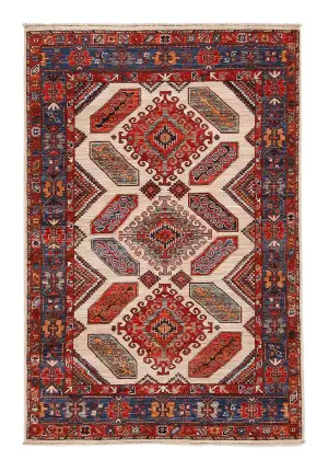 Afghan Aryana Caucasian Blue - 4' 3'' x 5' 11''