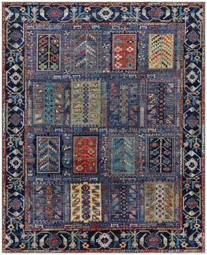 Afghan Aryana Caucasian Blue - 8' 2'' x 11' 2''