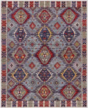 Afghan Aryana Caucasian Grey - 8' x 9' 9''