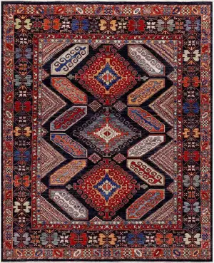 Afghan Aryana Caucasian Navy - 8' 3'' x 10' 5''