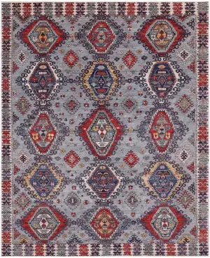 Afghan Aryana Caucasian Grey - 8' 9'' x 11' 6''