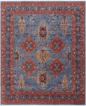 Afghan Aryana Caucasian Red - 8' 11'' x 11' 8''