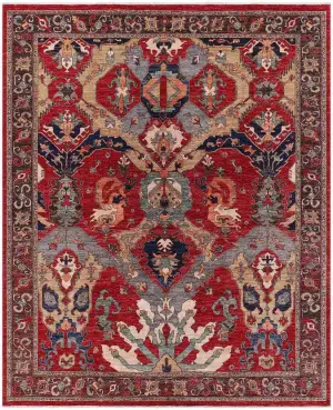 Afghan Aryana Dragon Red - 7' 11'' x 9' 8''