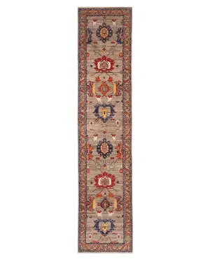 Afghan Aryana Heriz Tan - 2' 6'' x 11' 8''