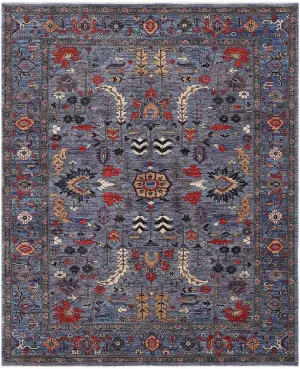 Afghan Aryana Heriz Blue - 8' 11'' x 11' 11''