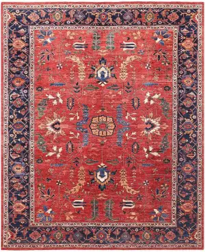 Afghan Aryana Heriz Navy - 8' 9'' x 11' 8''