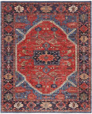 Afghan Aryana Heriz Navy - 9' 2'' x 11' 9''