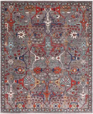 Afghan Aryana Heriz Taupe - 8' 11'' x 11' 11''