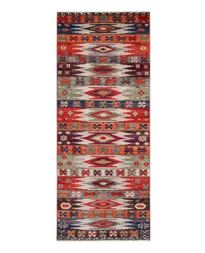 Afghan Aryana Kazak Multi - 4' x 9' 9''