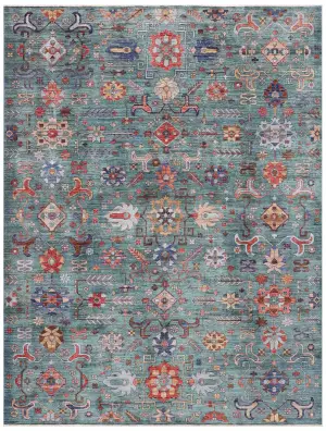 Afghan Aryana Mahal Jade - 9' 2'' x 12'