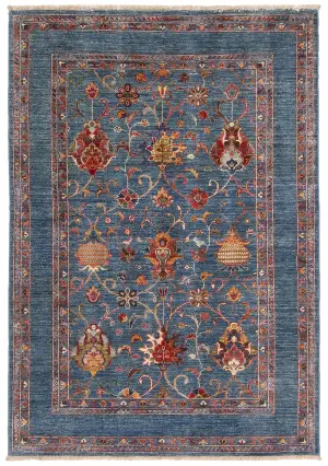 Afghan Aryana Sultanabad Blue - 5' x 6' 6''