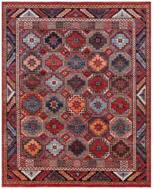 Afghan Aryana Turkmen Multi - 8' x 10' 1''