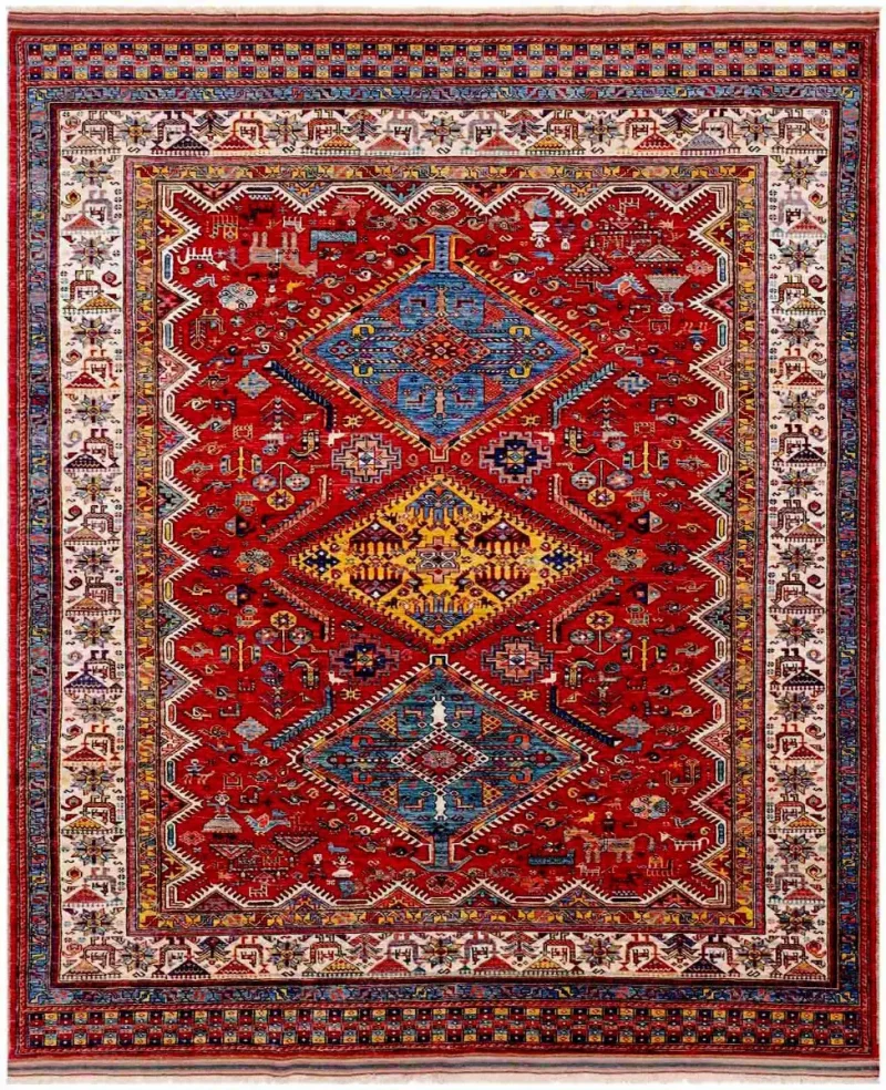 Afghan Baluchi Tribal Red  -  6' 8'' x  10' 1''