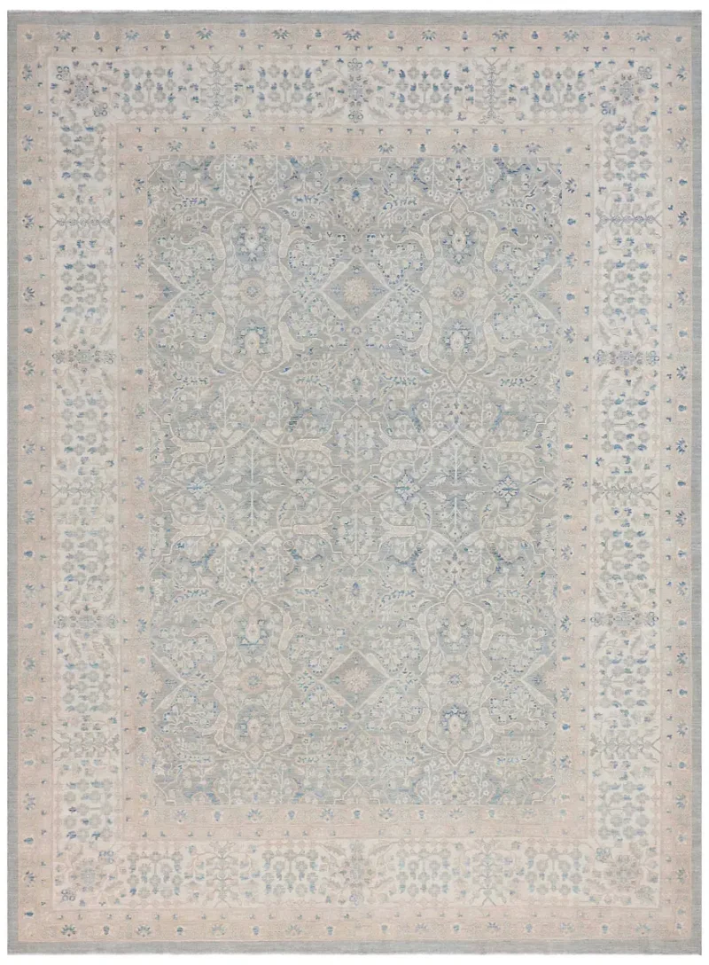 Afghan Czar 2 Bijar Beige  -  9' 1'' x  12' 2''