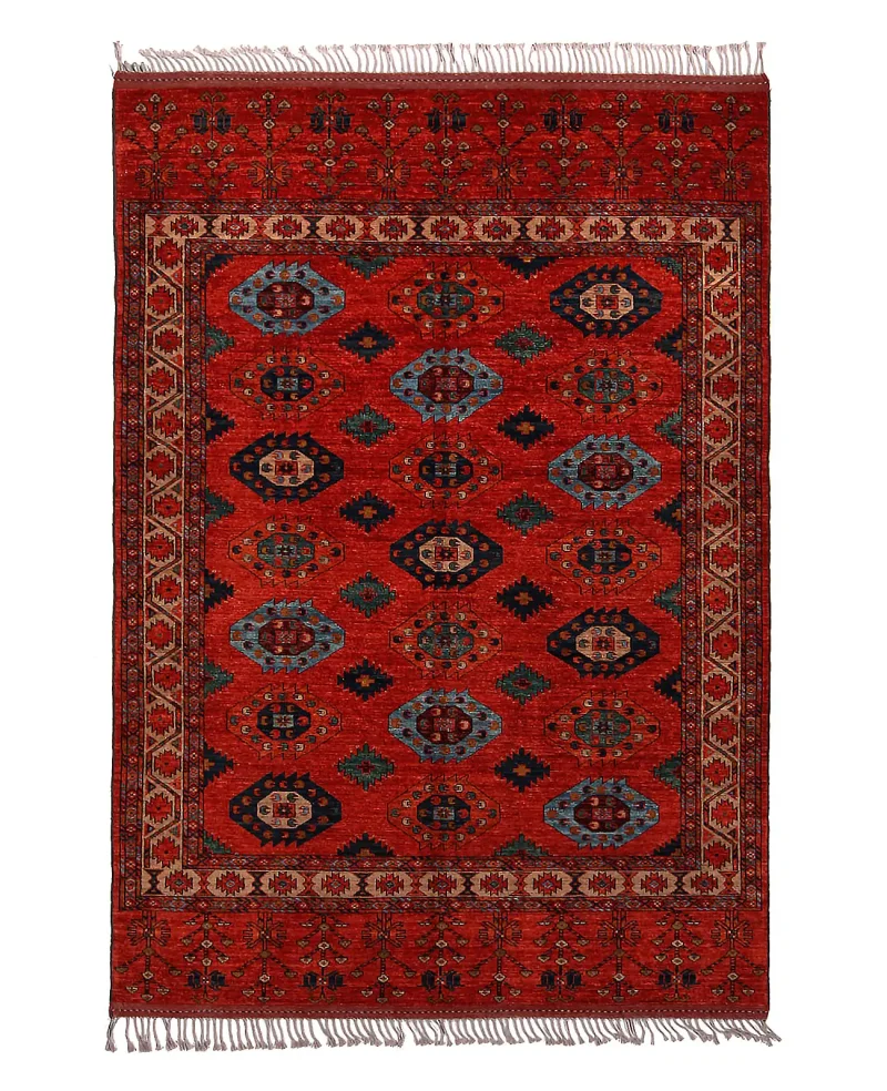 Afghan Ersari Turkmen Rust  -  6'  x  9' 