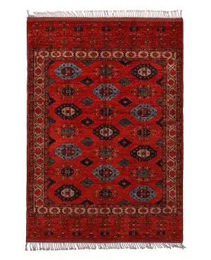 Afghan Ersari Turkmen Rust - 6' x 9'